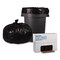 Boardwalk 43 in. x 47 in. 56 gal. 1.2 mil Recycled Low-Density Polyethylene Can Liners - Black (100/Carton)